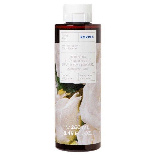 Korres Shower Gel White Blossom Αφρόλουτρο Λευκά Άνθη 250 ml product photo