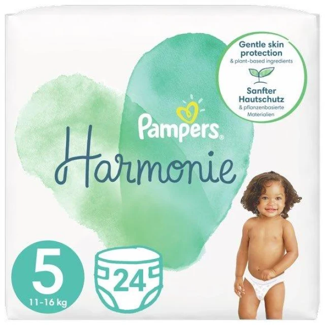 Pampers Harmonie Μέγεθος 5 (11kg-16kg) 24 Πάνες product photo