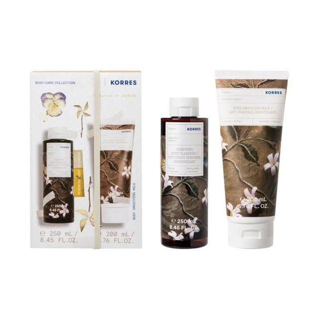 Korres Promo Jasmine Renewal Body Cleanser 250ml & Body Smoothing Milk 200ml product photo