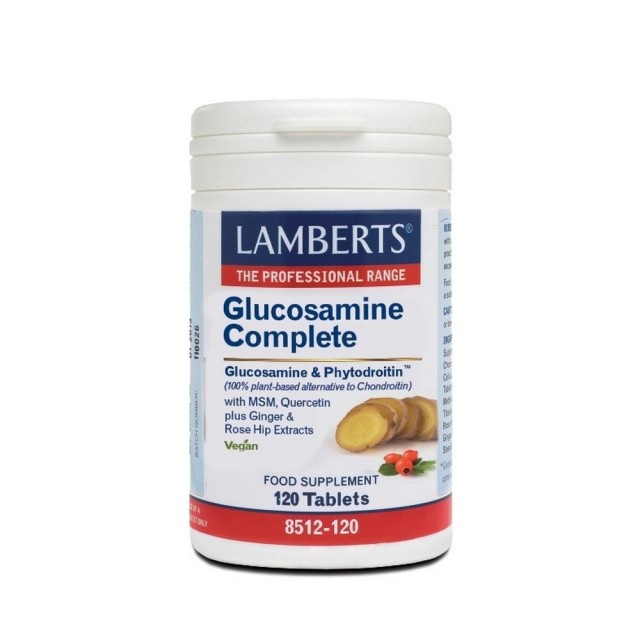 Lamberts Glucosamine Complete Vegan Συμπλήρωμα Για Την Υγεία Των Αρθρώσεων 120 Ταμπλέτες product photo