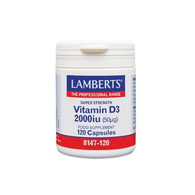 Lamberts Vitamin D3 2000iu 120 caps product photo