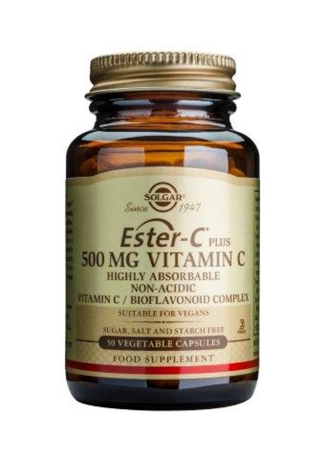 Solgar Ester-C 500 mg 50 Veg.Caps product photo
