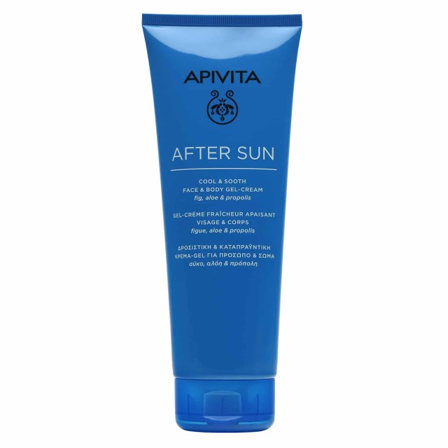 Apivita After Sun Δροσιστική & Καταπραϋντική Κρέμα-Gel Για Πρόσωπο & Σώμα 200 ml product photo