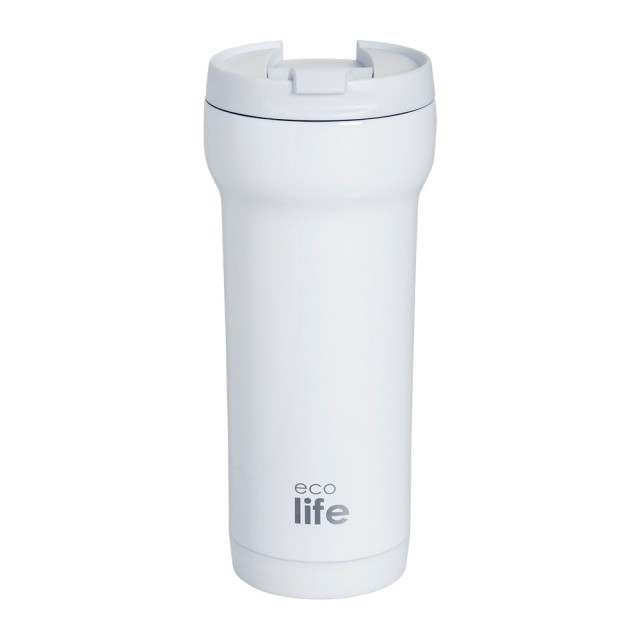 Ecolife Coffee Thermos Ποτήρι Καφέ Θερμός White 420ml product photo