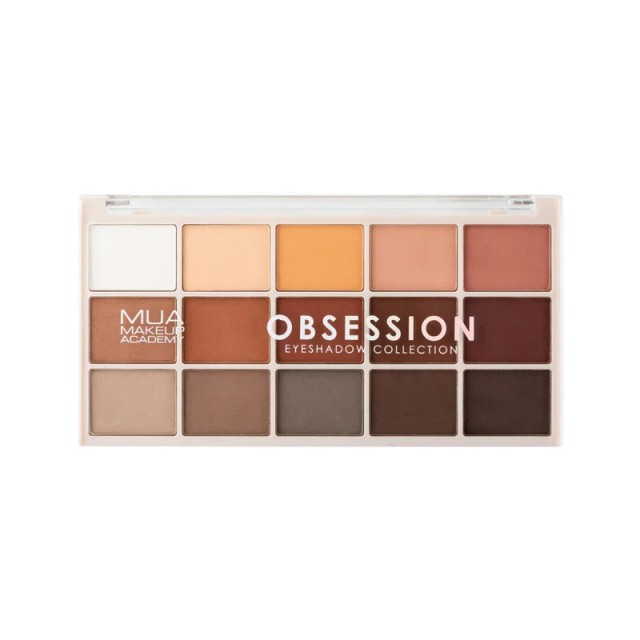 MUA Eye Palette Παλέτα Σκιών Obsession σε Matte Nude Τόνους 15 Shade 12gr product photo