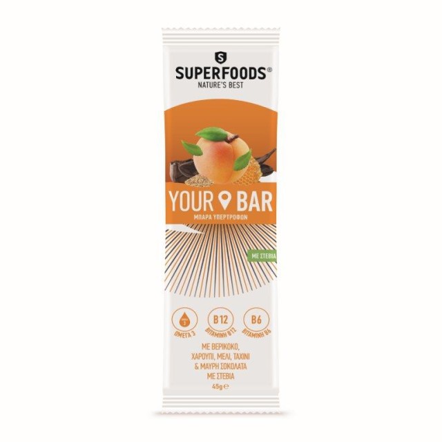 Superfoods Your Bar Βερίκοκο 45gr product photo