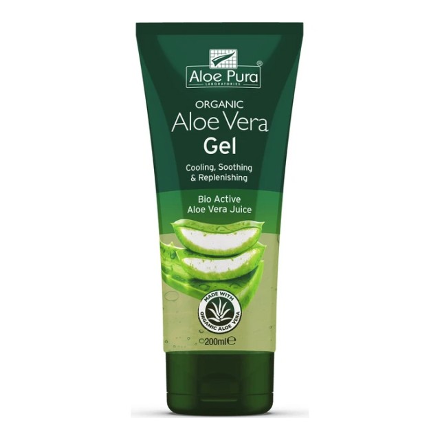 Optima Organic Aloe Vera Gel Οργανικό Βιοενεργό Τζελ Αλόης 200ml product photo