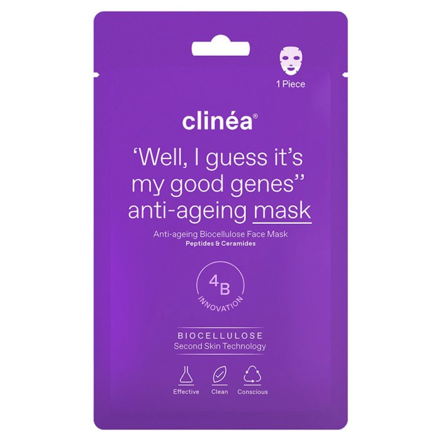 Clinea Anti-Ageing Biocellulose Face Mask 1τεμ product photo