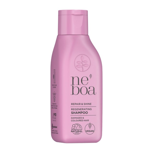 NEBOA Mini Size Repair & Shine Αναζωογονητικό Σαμπουάν για Ταλαιπωρημένα και Βαμμένα Μαλλιά 100ml product photo
