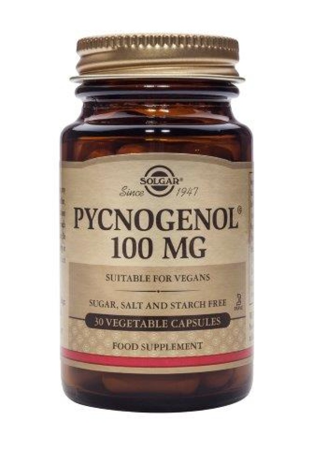 Solgar Pycnogenol 100 mg 30 Veg.Caps product photo