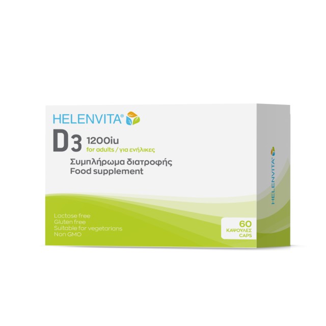 Helenvita Vitamin D3 1.200 Iu 60 caps product photo