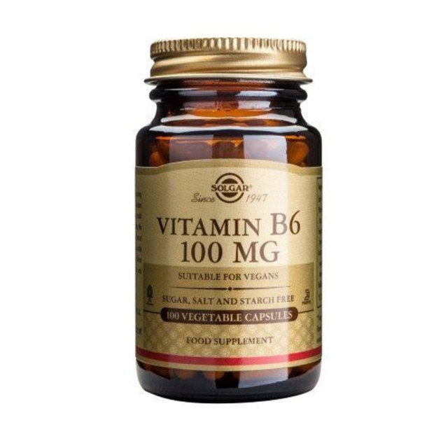 Solgar Vitamin B6 100 mg 100 Veg.Caps product photo