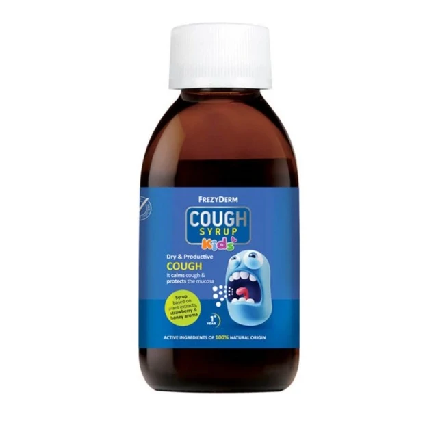 Frezyderm Cough Syrup Kids Φυτικό Σιρόπι για τον Ξηρό & Παραγωγικό Βήχα 182gr product photo