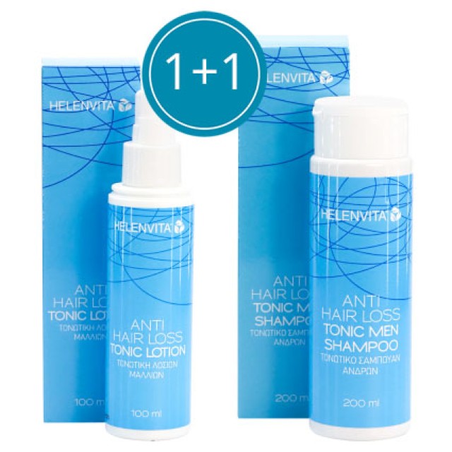 Helenvita Promo Anti Hair Loss Tonic Lotion 100 ml + Anti Hair Loss Tonic Men Shampoo 100 ml product photo