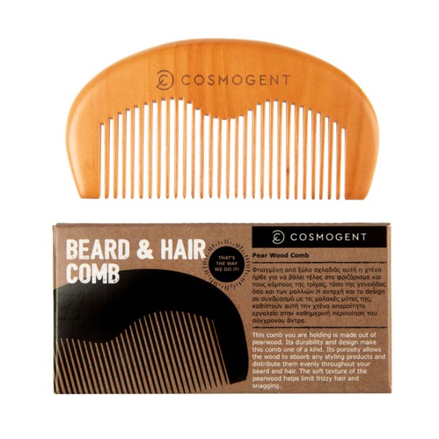 Cosmogent Beard & Hair Comb 1 τεμ product photo