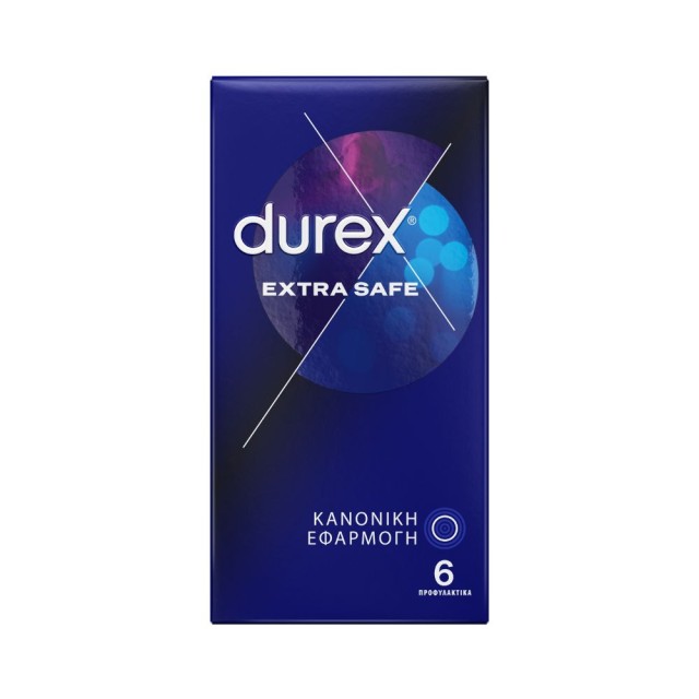 Durex Extra Safe Προφυλακτικά με Μεγαλύτερο Πάχος 6 τεμ product photo
