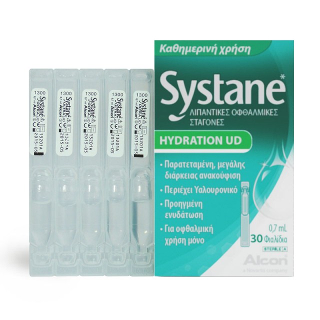Systane Hydration UD Λιπαντικές Οφθαλμικές Σταγόνες 30 vials x 0.7ml product photo
