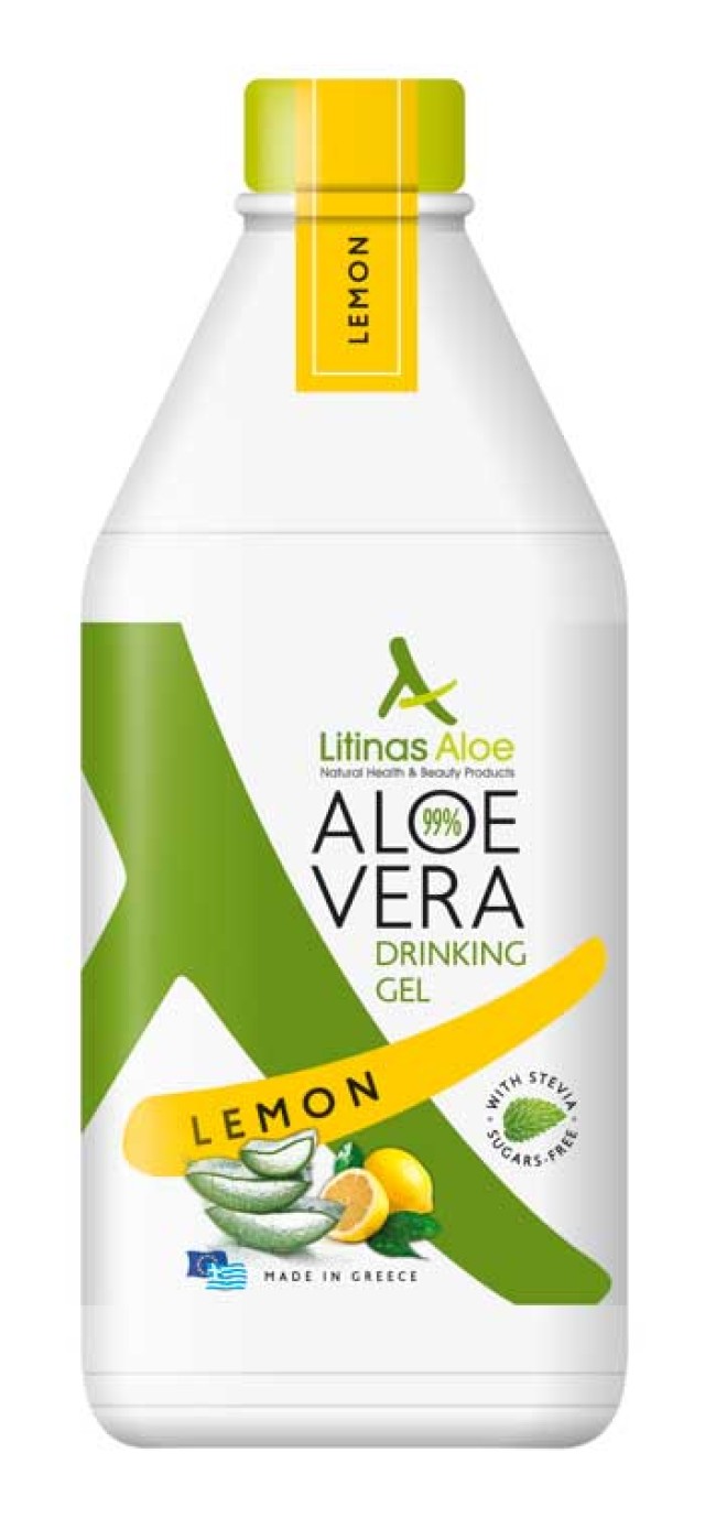 Litinas Aloe Vera Gel Με Γεύση Λεμόνι 1000 ml product photo