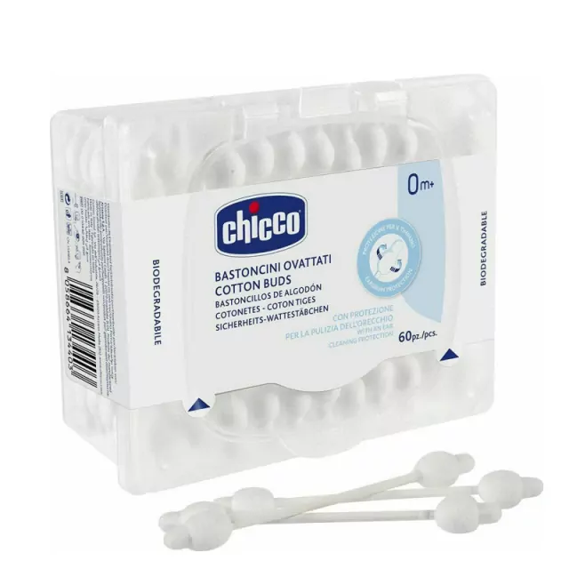 Chicco Ωτοκαθαριστές Ασφαλείας 60τμχ product photo