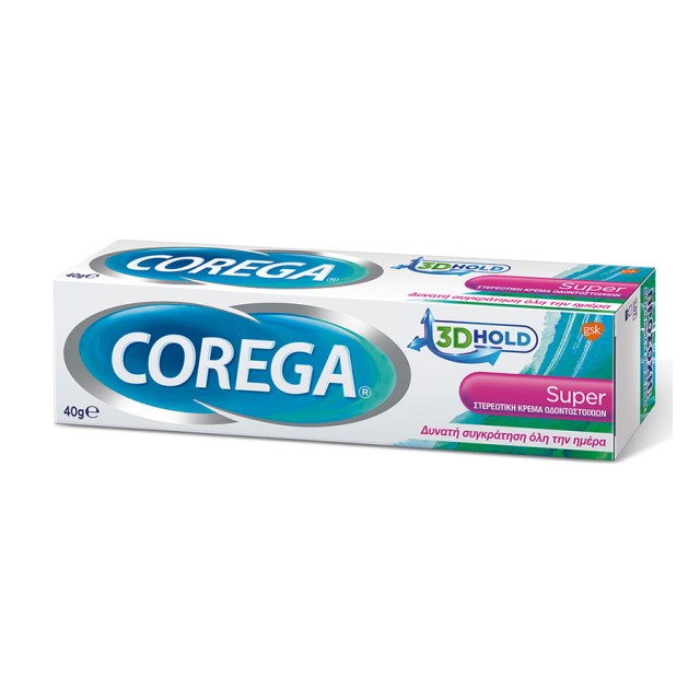 Corega 3D Hold Super Στερεωτική Κρέμα Οδοντοστοιχιών 40 gr product photo