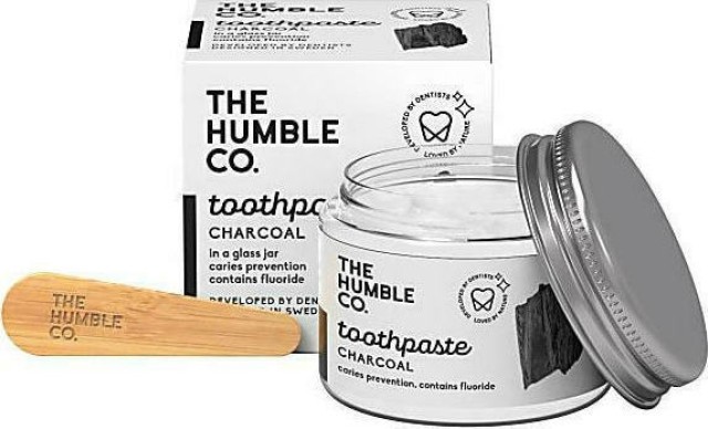 The Humble Co. Οδοντόκρεμα Σε Γυάλινο Βάζο Εμποτισμένη Με Ενεργό Άνθρακα 50 ml product photo