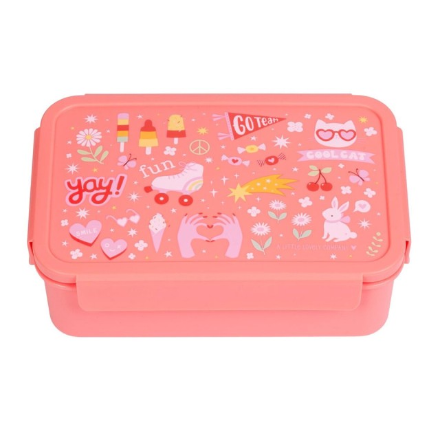 A Little Lovely Company Bento Lunch Box Δοχείο Φαγητού με Χωρίσματα 1.2lt Fun 1τεμ product photo