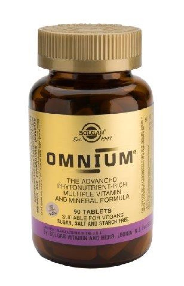 Solgar Omnium 60 Tabs product photo