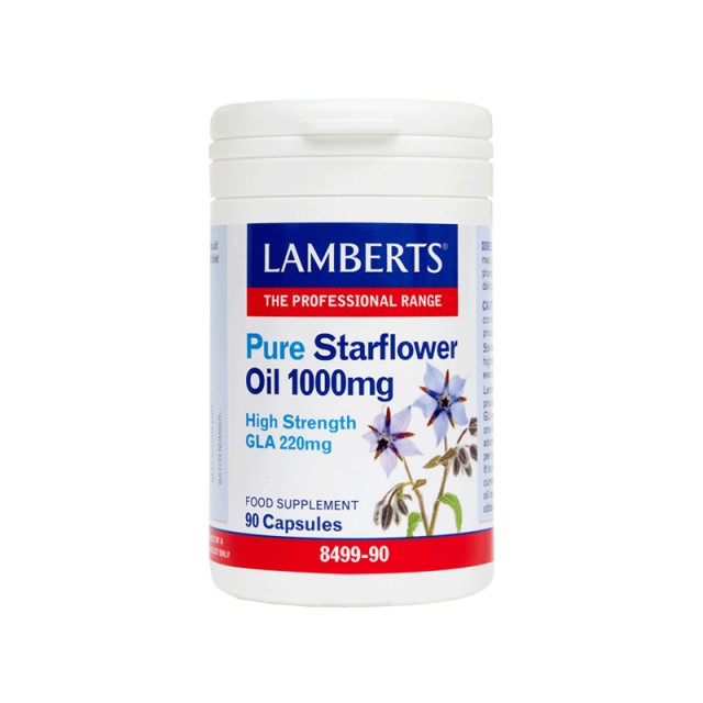 Lamberts Pure Starflower Oil 1000Mg (High Gla 220Mg) 90 Κάψουλες (Ω6) product photo