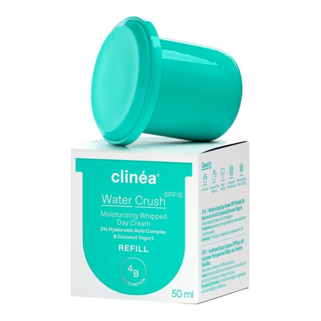 Clinea Water Crush Spf15 Moisturizing Whipped Day Cream Refill 50ml product photo
