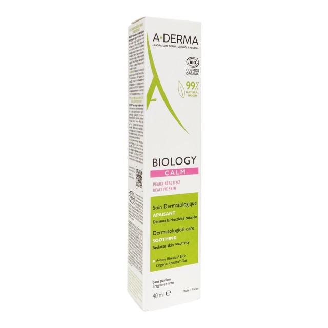 A-Derma Biology Calm Dermatological Care Soothing 40ml product photo