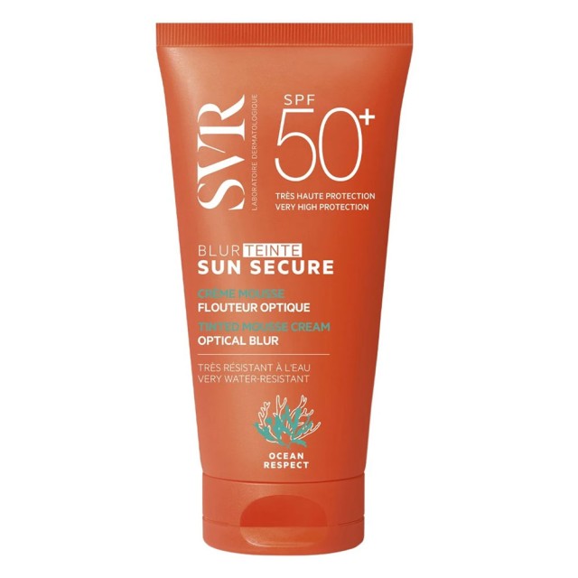 SVR Sun Secure Blur SPF50+ Αντηλιακή Κρέμα Προσώπου με Ματ Αποτέλεσμα & Χρώμα 50ml product photo