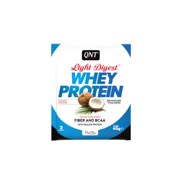 QNT Light Digest Whey Protein Coconut 40 gr product photo