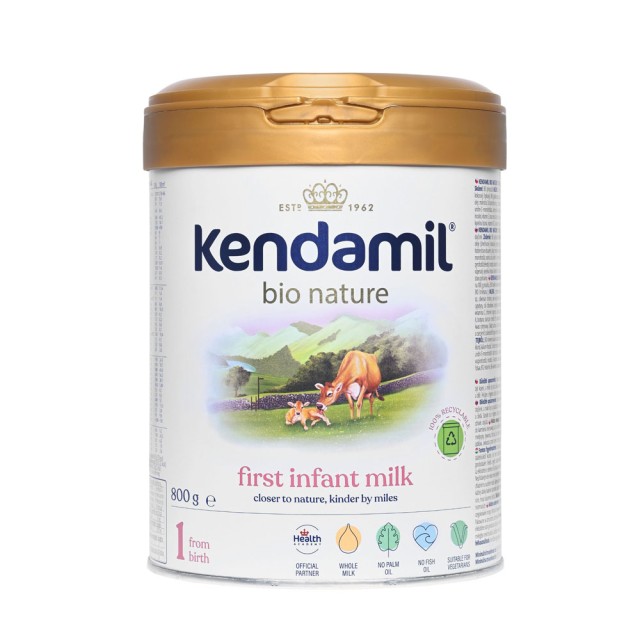Kendamil Bio Nature First Infant Milk No1 Βιολογικό Βρεφικό Γάλα 1ης Βρεφικής Ηλικίας 0-6μηνών 800gr product photo