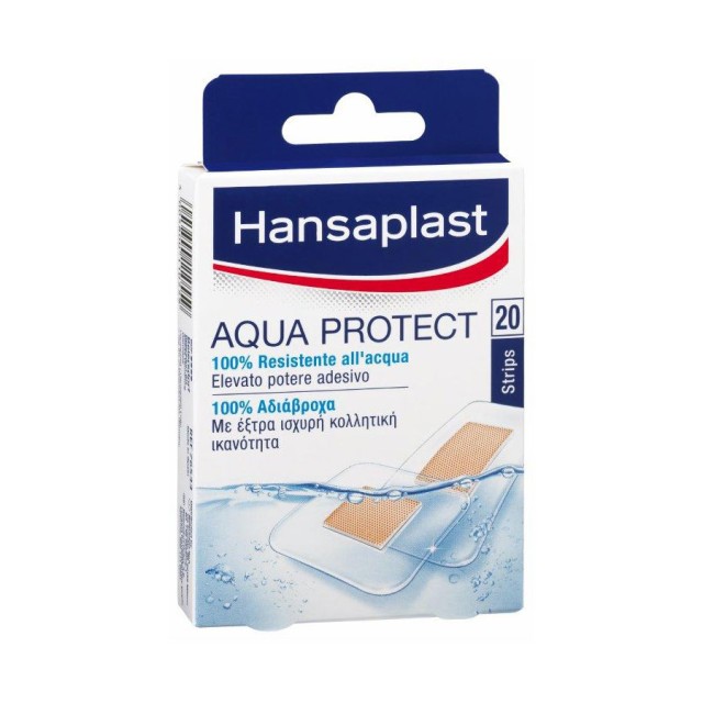 Hansaplast Aqua-protect Αδιάβροχο Επίθεμα 20 strips / 2 μεγεθών product photo