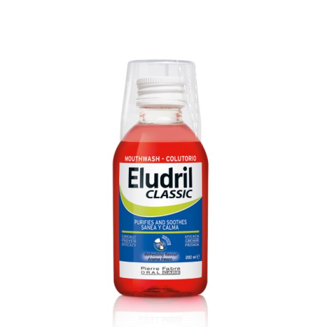 Eludril Classic Στοματικό Διάλυμα 200 ml product photo