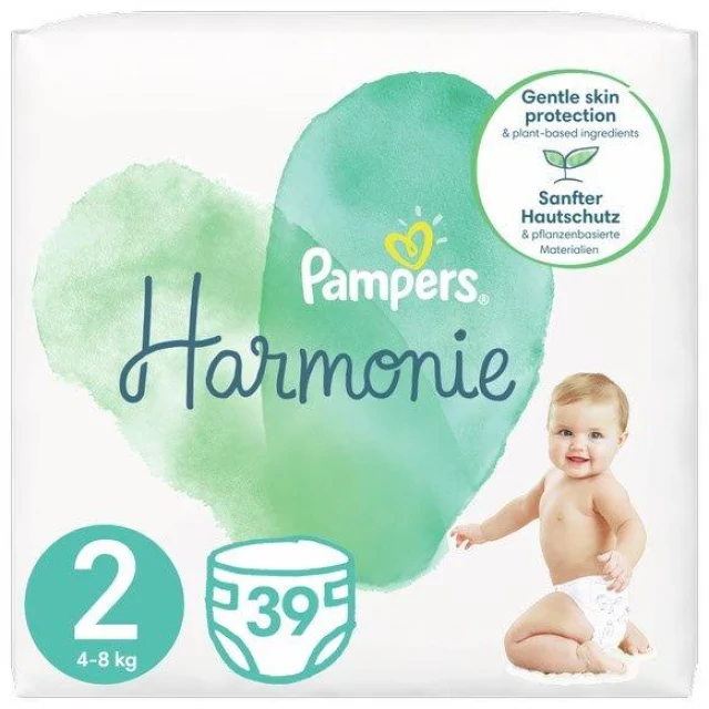 Pampers Harmonie Μέγεθος 2 (4kg-8kg) 39 Πάνες product photo