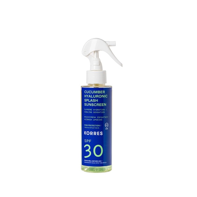 Korres Cucumber & Hyaluronic Splash Sunscreen SPF30 150 ml product photo