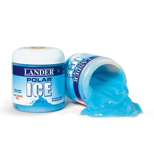 Lander Polar Ice Gel Αναλγητική Γέλη Κρυοθεραπείας για Μυϊκούς Πόνους & Αρθρώσεις 227 gr product photo