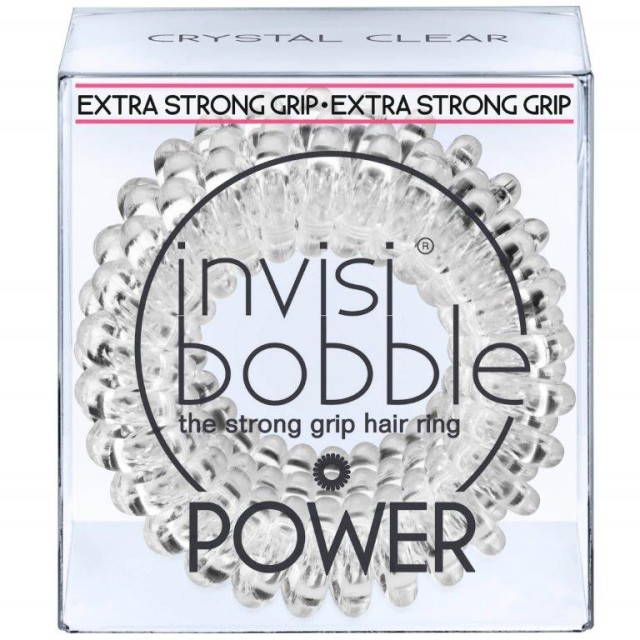 Invisibobble Power Crystal Clear 3 τμχ product photo