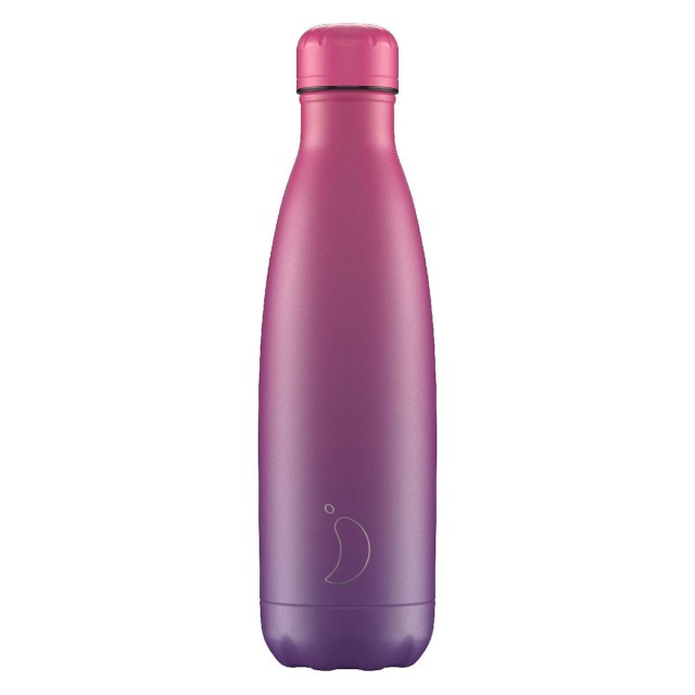 Chillys Ανοξείδωτο Μπουκάλι - Θερμός Gradient Purple-Fuschia 500ml product photo