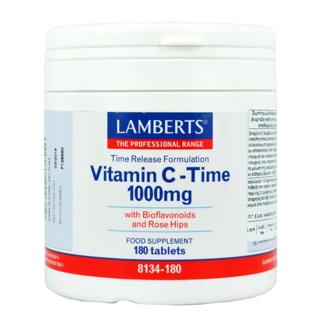 Lamberts C-1000Mg Time Release 180 Ταμπλέτες product photo
