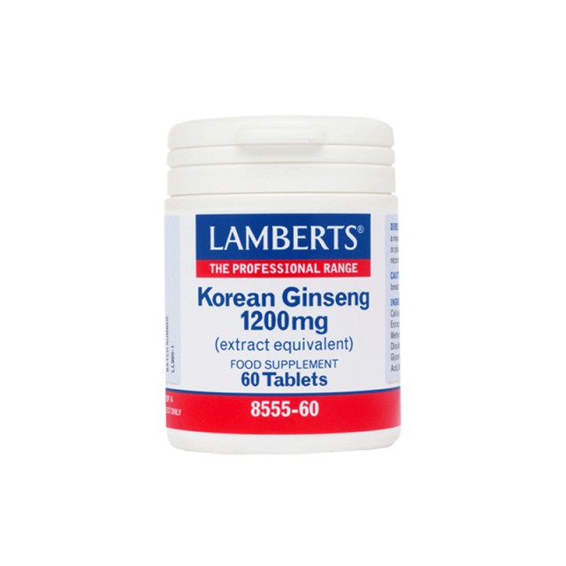 Lamberts Korean Ginseng 1200Mg 60 Ταμπλέτες product photo