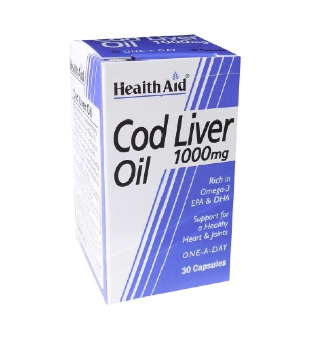 Health Aid Cod Liver Oil 1000 mg 30 caps product photo