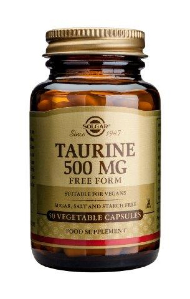 Solgar Taurine 500 mg 50 Veg.Caps product photo