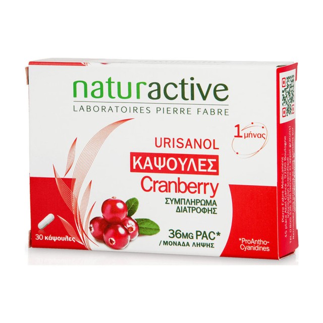 Naturactive Urisanol Cranberry 30 Κάψουλες product photo