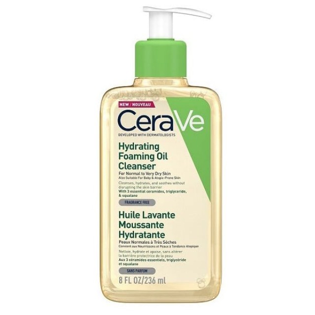 Cerave Hydrating Foaming Oil Cleanser 236ml product photo