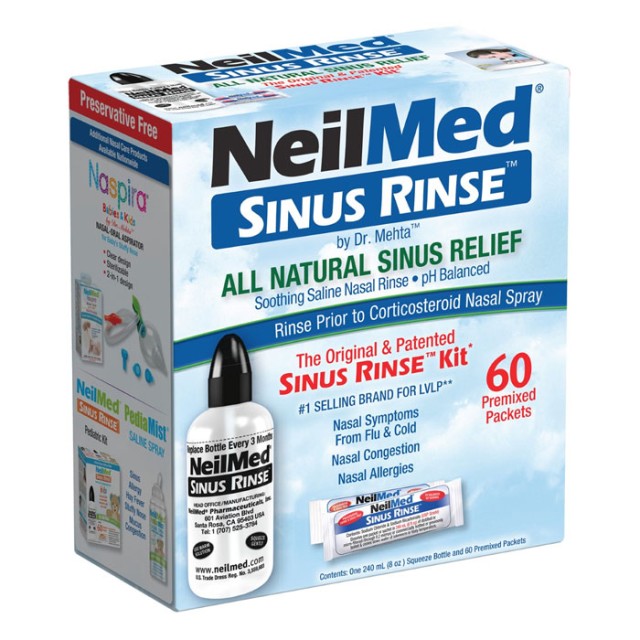 NeilMed Sinus Rinse Σύστημα Ρινικών Πλύσεων Για Ενήλικες 60 Φακελίσκοι product photo
