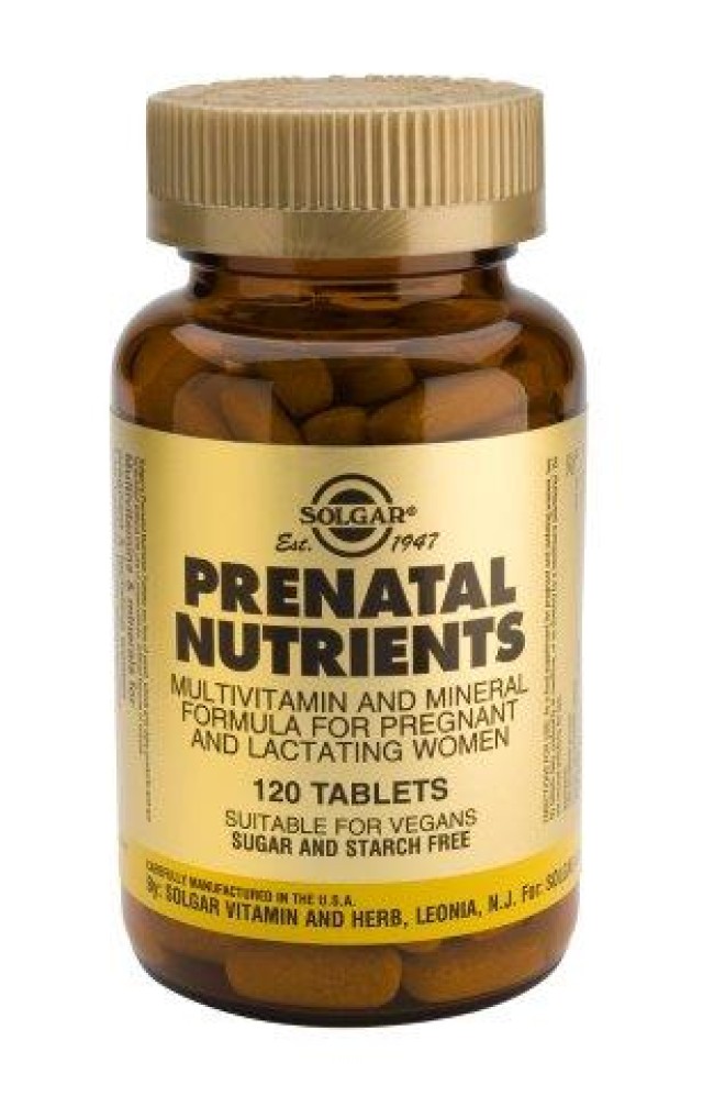 Solgar Prenatal Nutrients 120 Tabs product photo