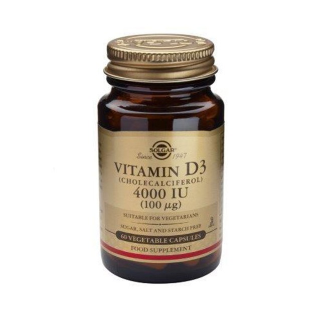 Solgar Vitamin D3 4000 Iu 60 Veg.Caps product photo