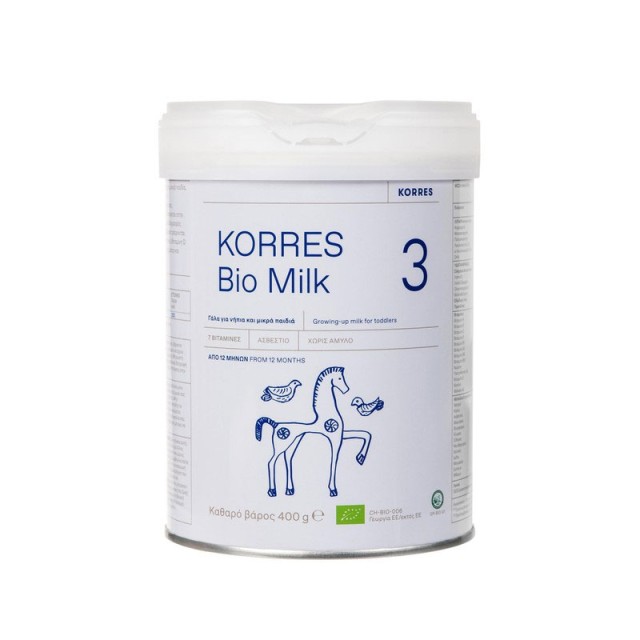 Korres Bio Milk Νο3 Βιολογικό Αγελαδινό Γάλα Για Νήπια & Μικρά Παιδιά Από 12 Μηνών 400gr product photo